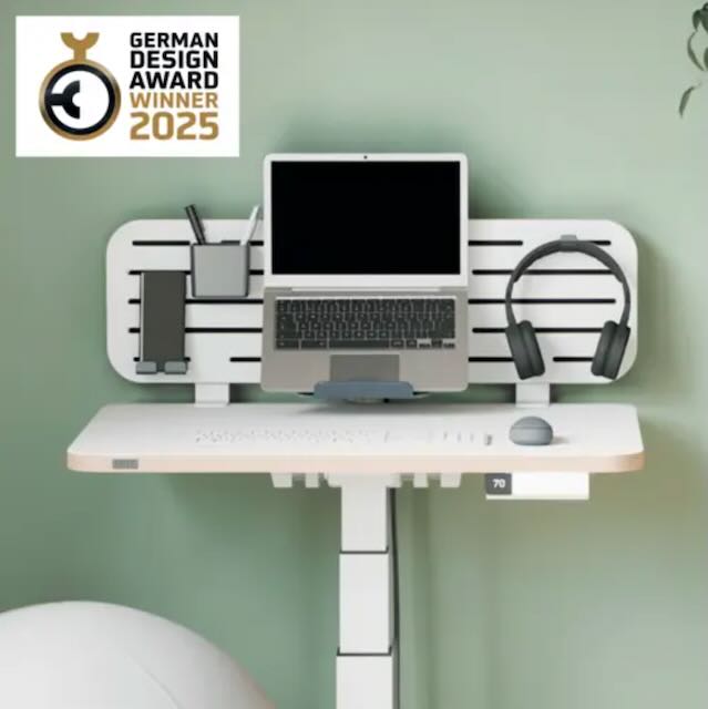 Organiseur de bureau brochable avec support pour ordinateur portable