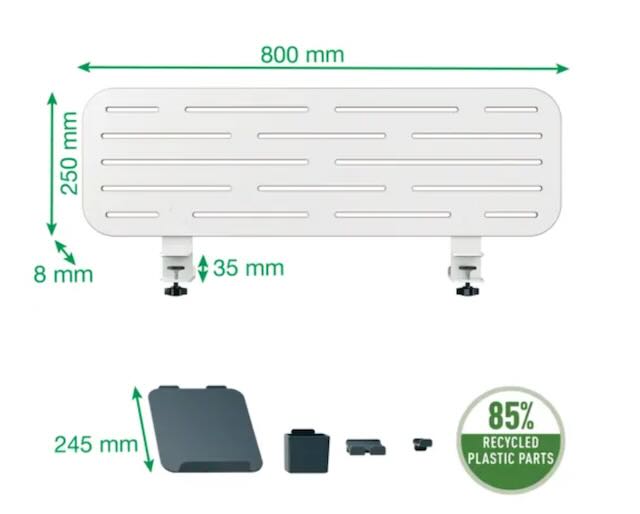 Organiseur de bureau brochable avec support pour ordinateur portable Organiseur de bureau brochable avec support pour ordinateur portable
